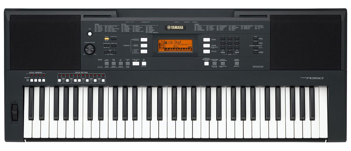 Yamaha PSR-A350 Keyboard w. Oriental Sounds (musta)