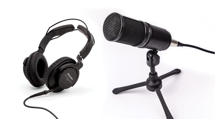 Zoom ZDM-1PMP podcast-mikrotonipaketti