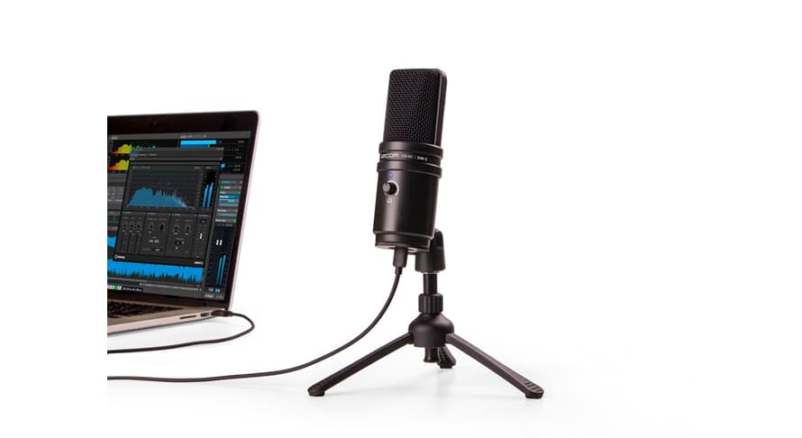 Zoom ZUM-2 USB-mikrotonit podcastiin