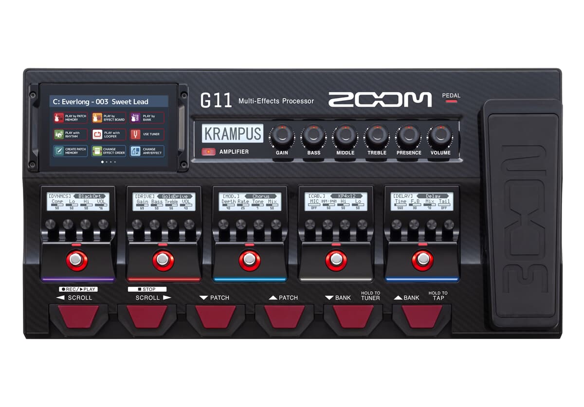 Zoom G11 Kitara Multiefekti