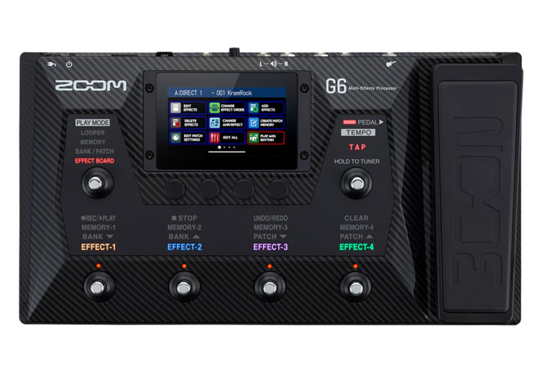 Zoom G6 Kitara Multiefekti