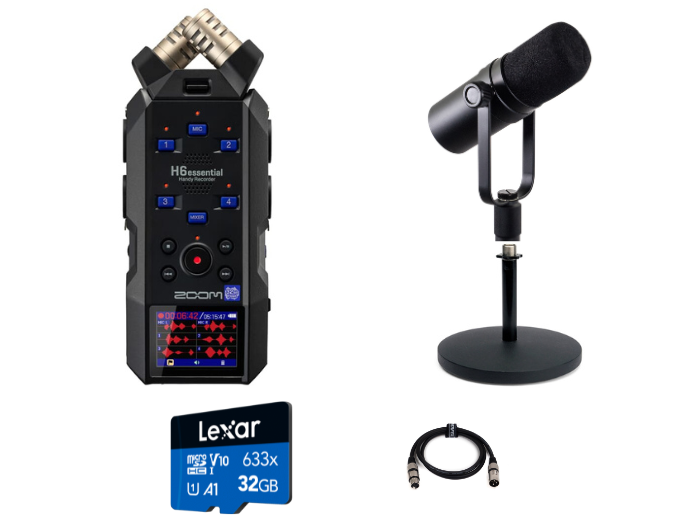Zoom H6e Essential Podcast paketti