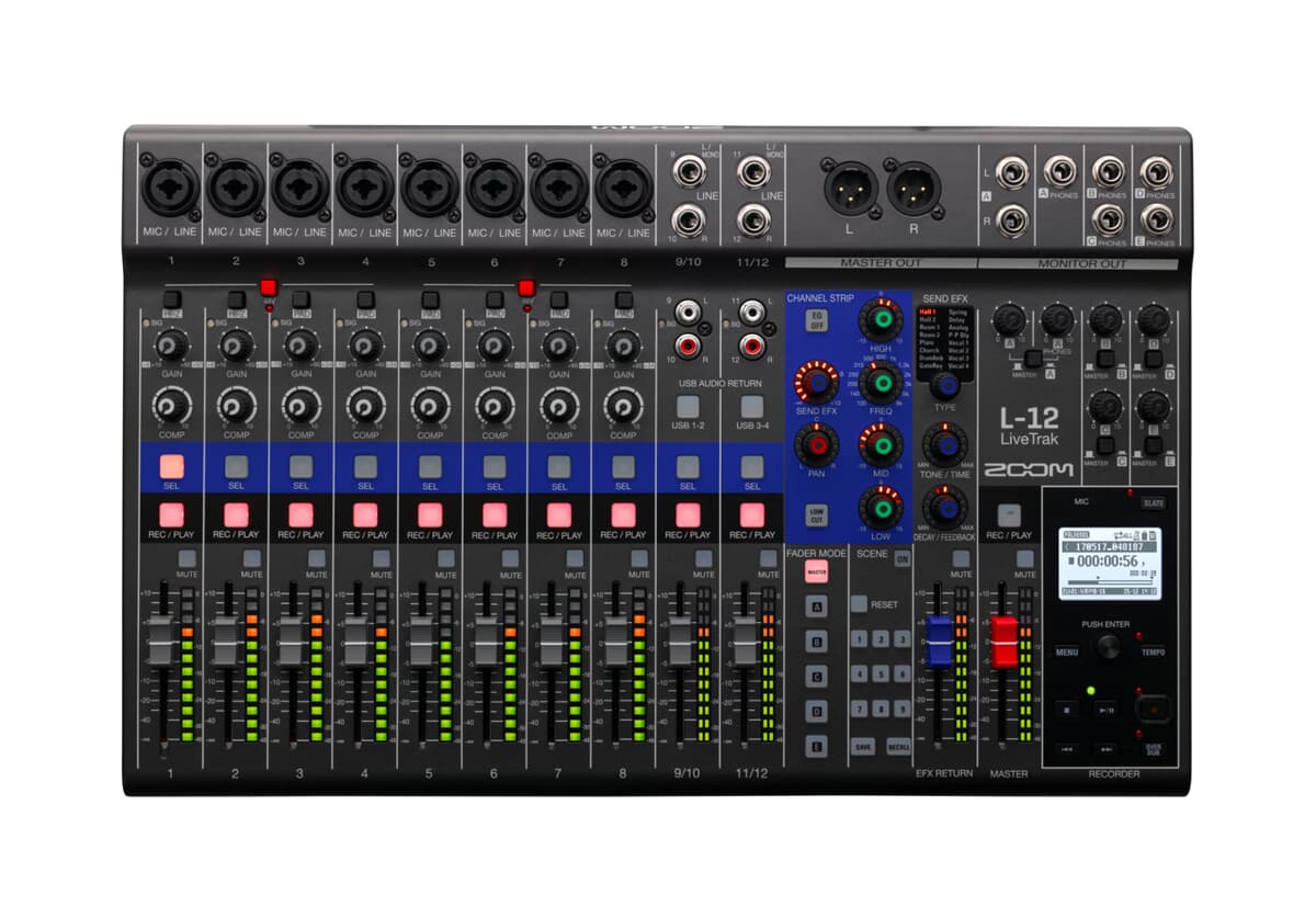 Zoom LiveTrak L-12 - Digitaalinen Mikseri