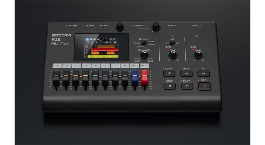 Zoom R12 Tallennin
