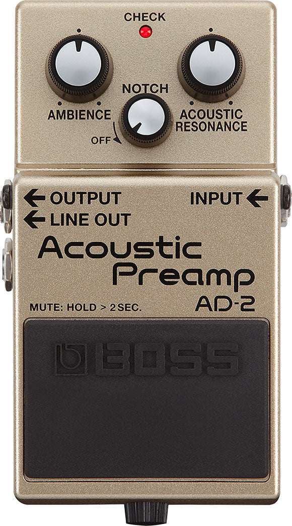 Boss AD-2 Acoustic Preamp Kitarapedaali
