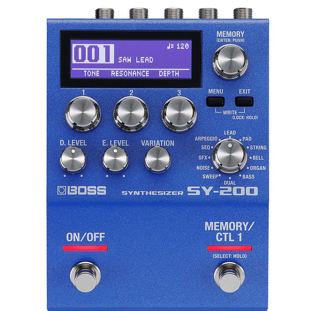 Boss SY-200 Synthesizer Kitarapedaali