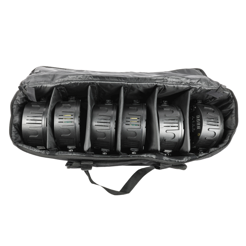 Case4Me taske til 6 x Par Lamper -> Case4Me-laukku 6 x Par-lampulle