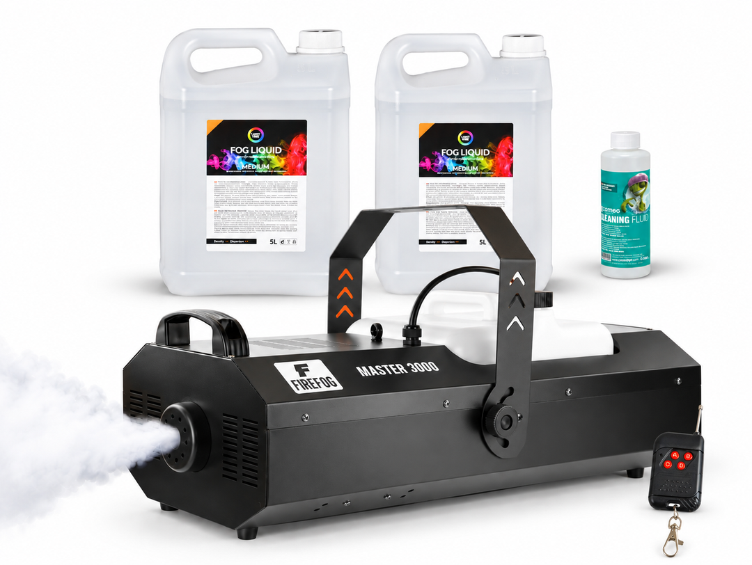 Firefog Master 3000 DMX -fog machine -paketti
