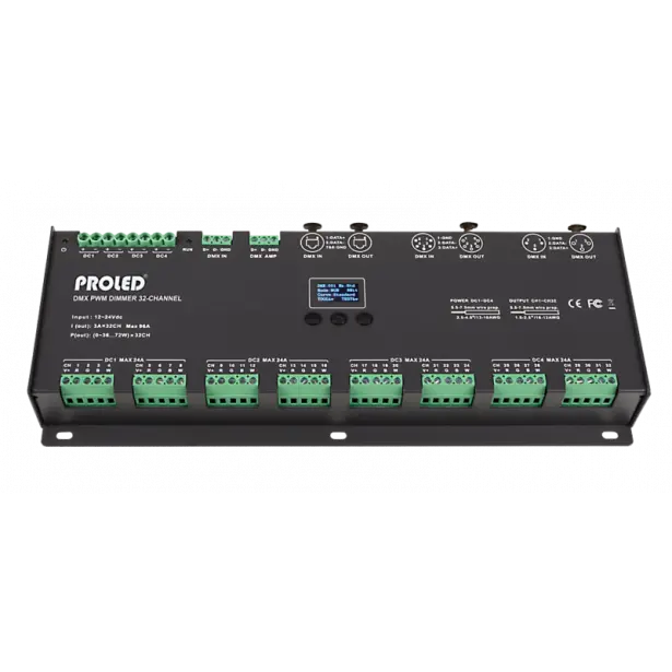 Proled dmx pwm himmennin 32x3a, 12-24v CA