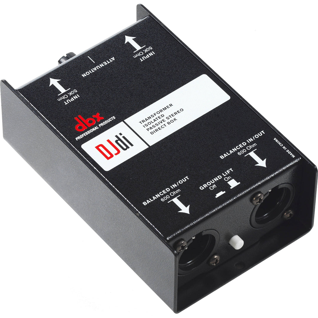 dbx DJDI 2-kanavainen Passiivinen DI Box