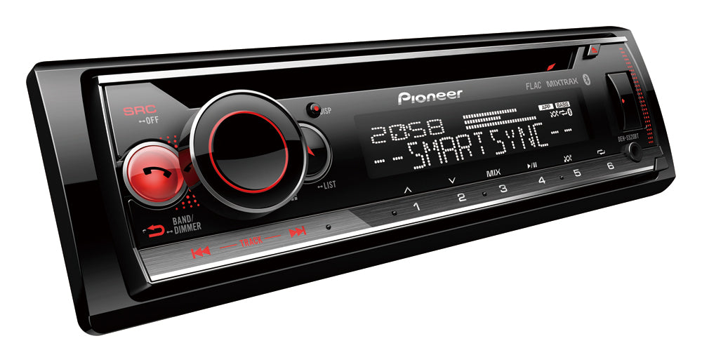 Pioneer DEH-S520BT 1-DIN Autostereo CD, Bluetooth ja Spotify