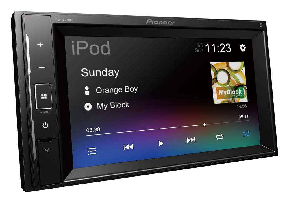 Pioneer DMH-A240BT Multimedia-autoradio w. Bluetooth