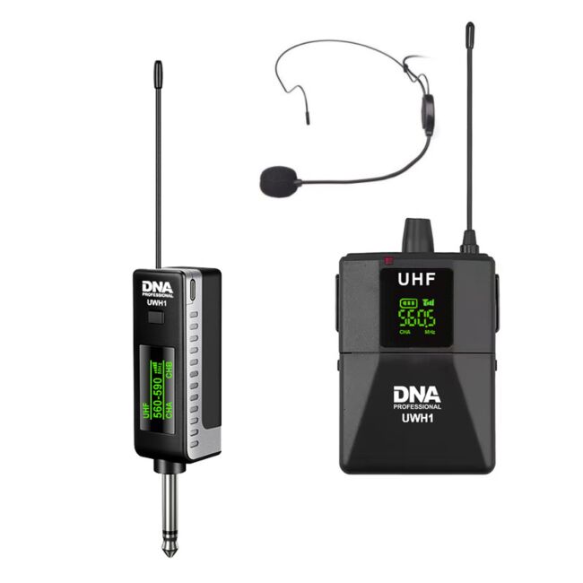 DNA UWH 1 Trådløst Headset Mikrotonit System med Bodypack