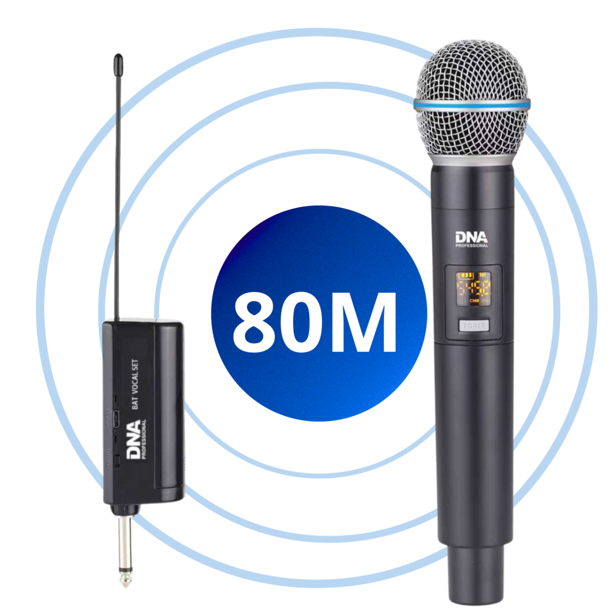 Atomic P70B - Batterihøjttaler/mikrofon bundle