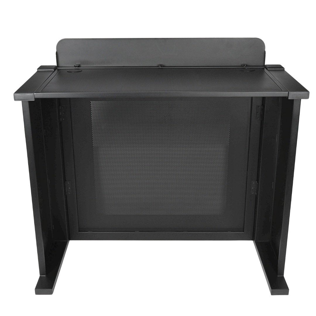 DNA DJ BOOTH MESH BK DJ-stand, musta