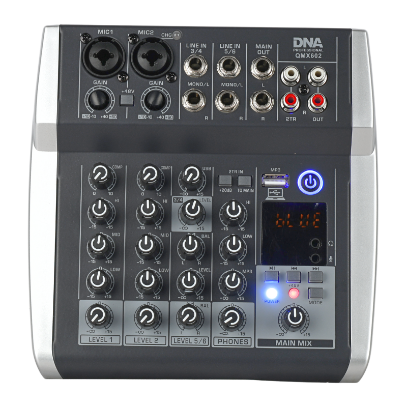 DNA QMX602 Äänimikseri 6 Kanaler