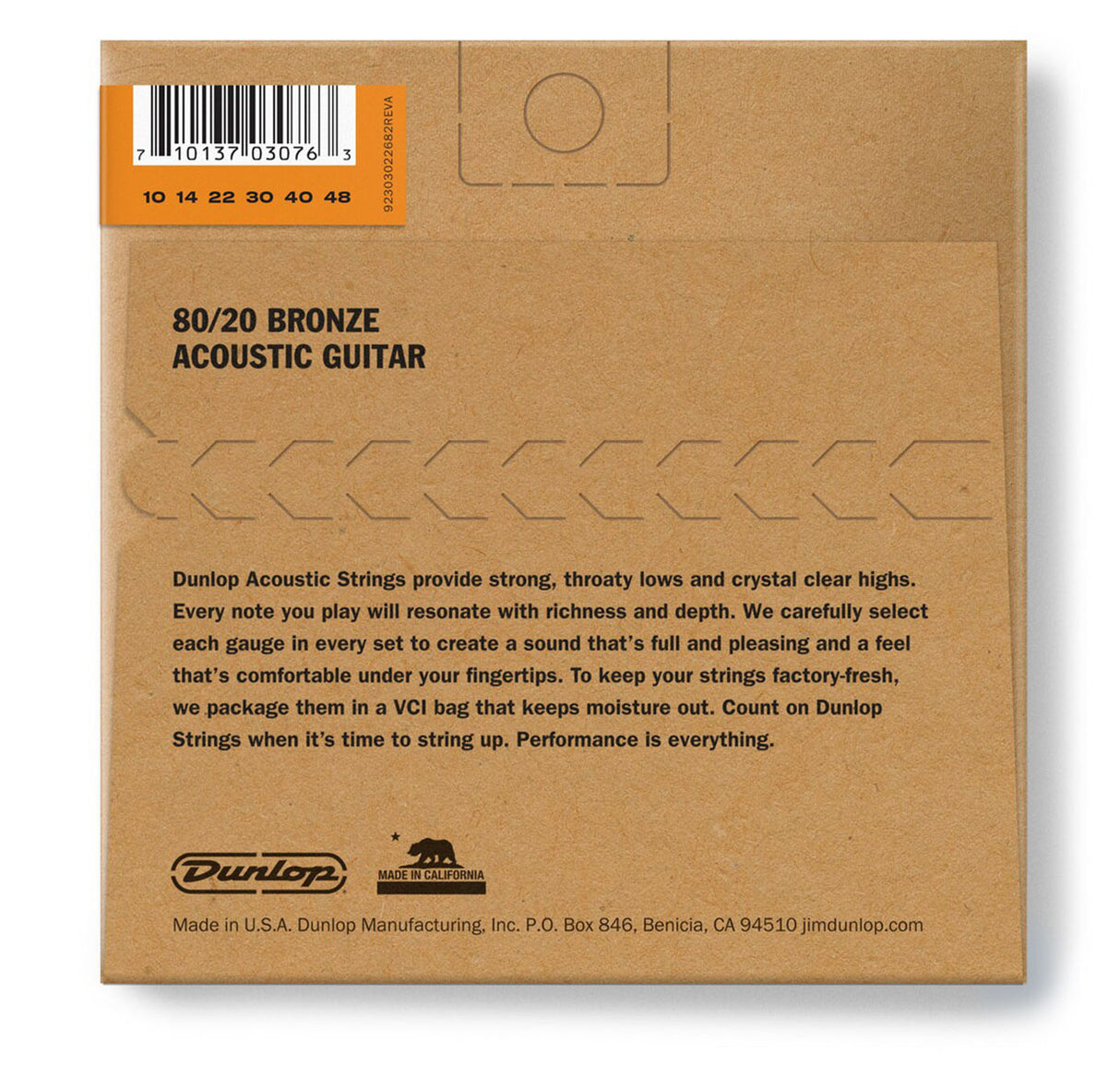 Dunlop DAB1048 Kitarajousi (10-48)