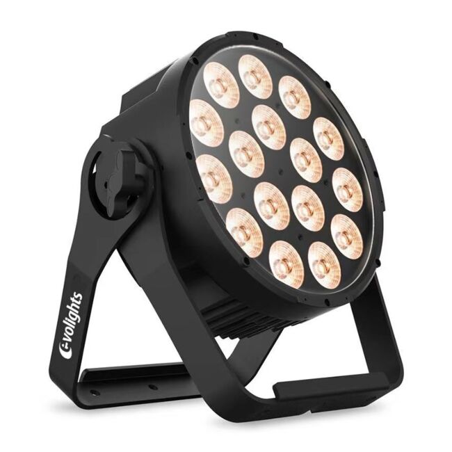 Evolights Glacier 18 LED PAR IP65 – 18x12W RGBWA-UV