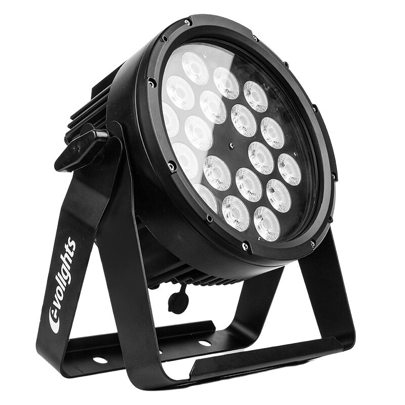 Evolights Glacier 18 LED PAR IP65 – 18 x 12 W RGBWA-UV