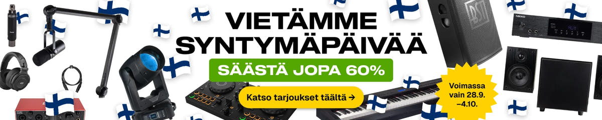 Vietämme syntymäpäivää – säästä jopa 60 %