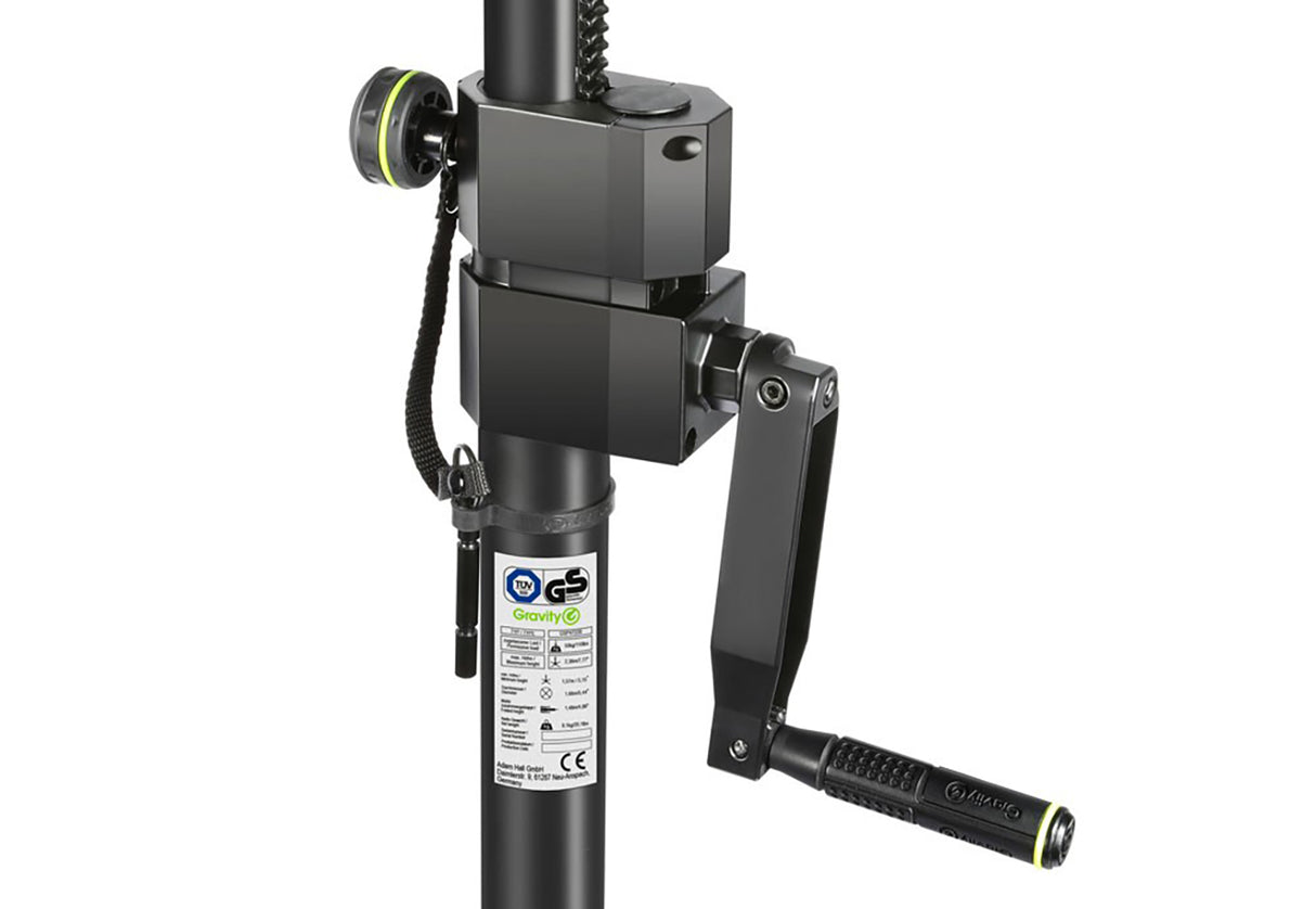 Painovoima Wind-Up kaiutinjalusta