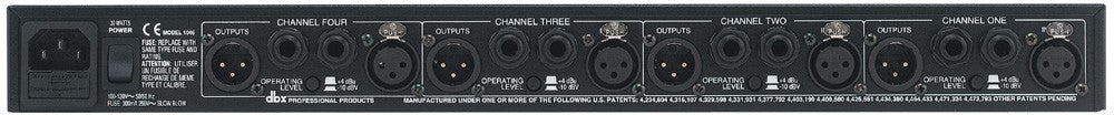 dbx 1046 Quad kompressori/rajoitin