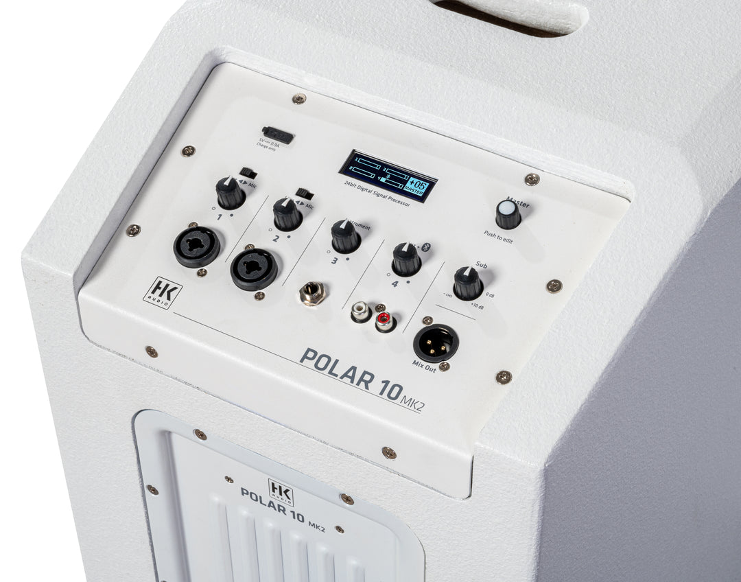 HK Audio Polar 10 MK2 - Pylvökaiutin (Valkoinen)