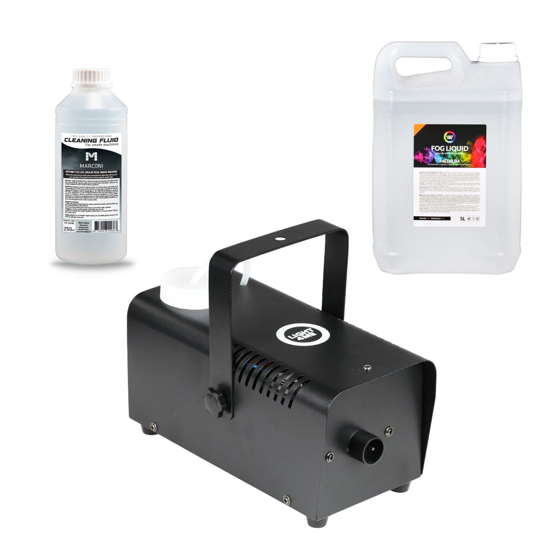 Light4Me FOG 400 fog machine Bundle
