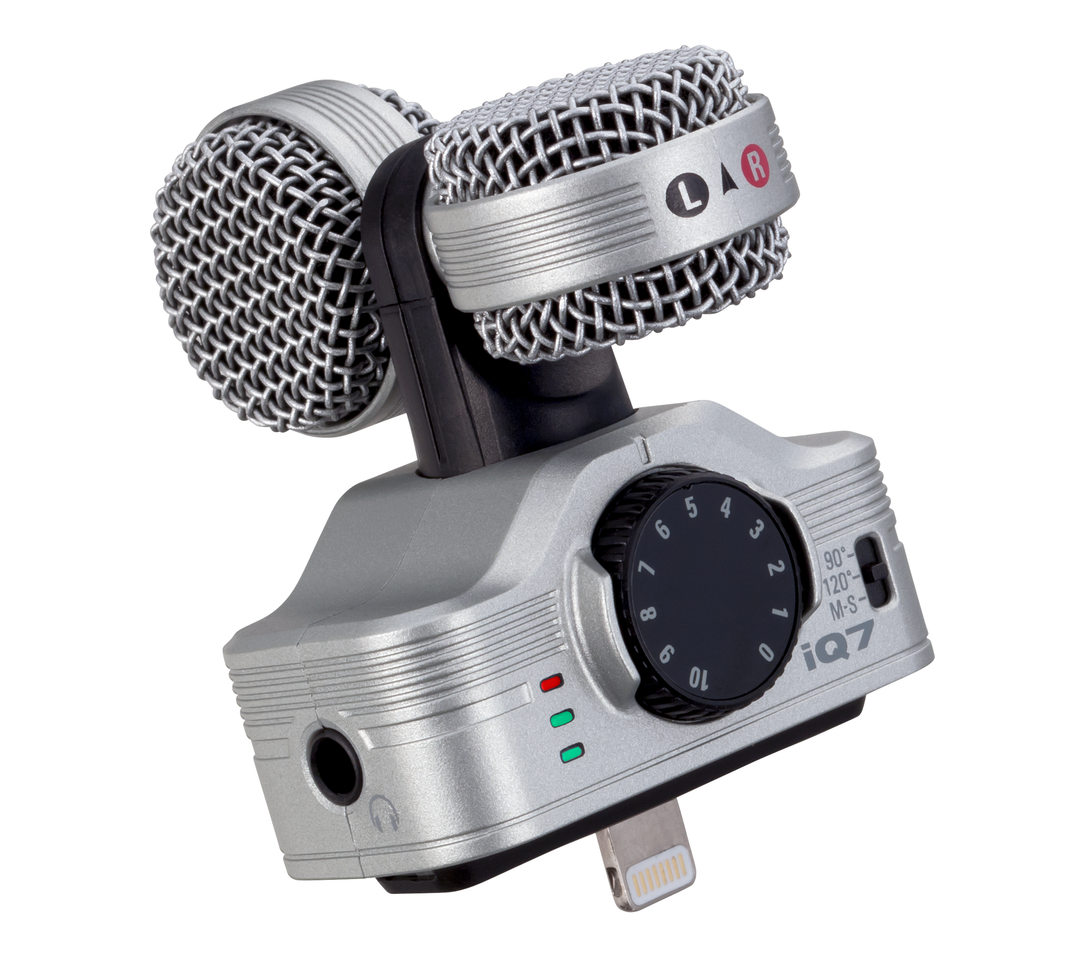 Zoom iQ7 iOS-tallennin
