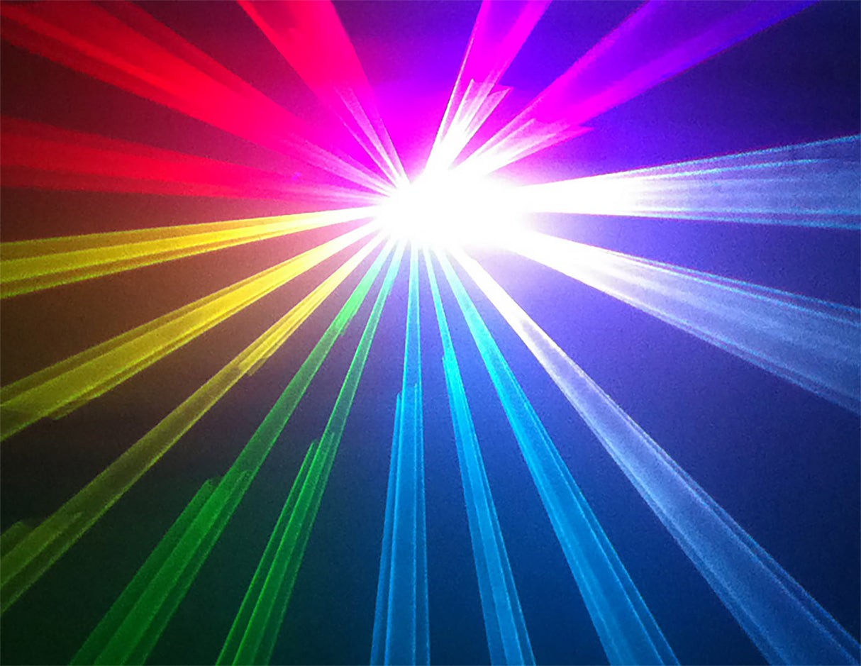 Ibiza Laservalo DMX:llä (RGB, 500MW)