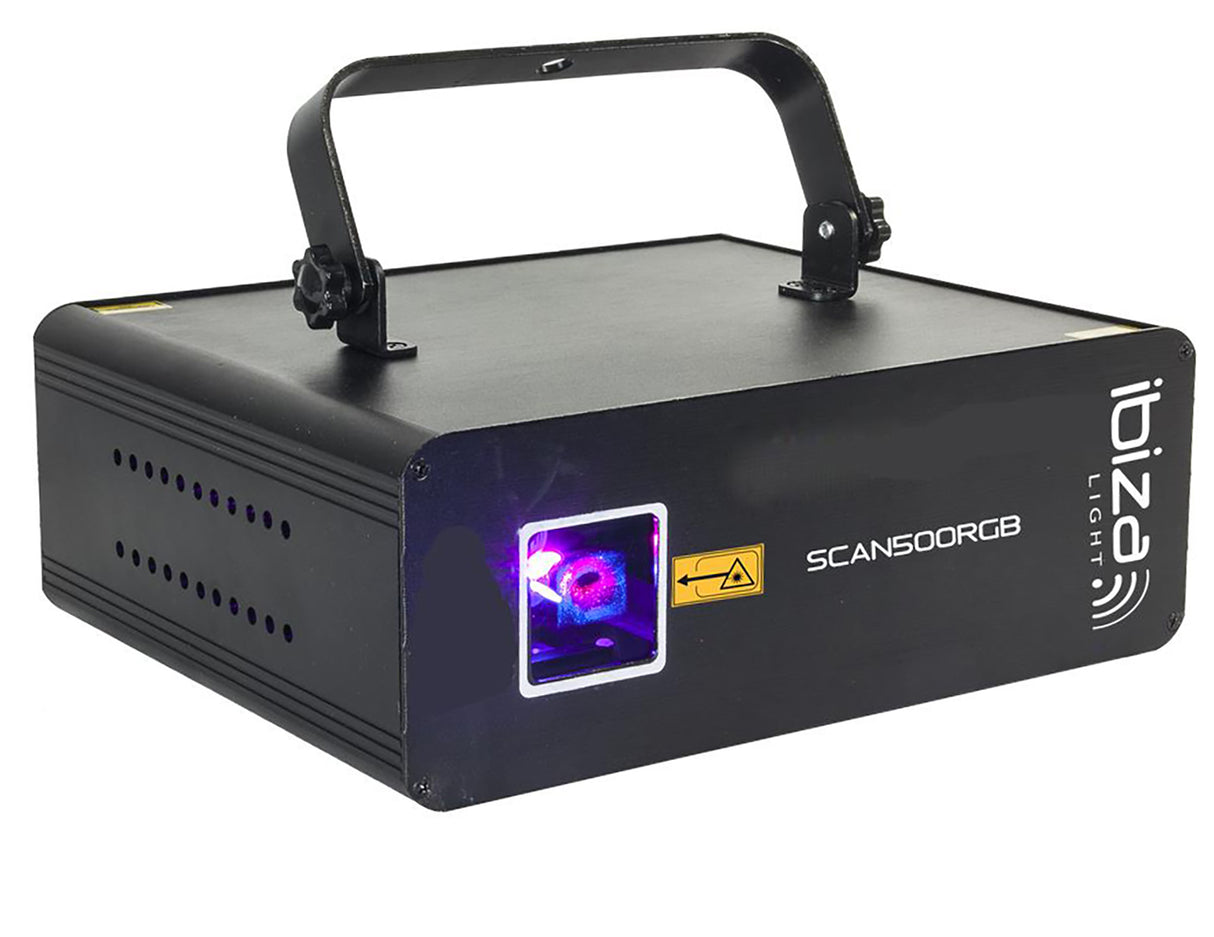 Ibiza Laservalo DMX:llä (RGB, 500MW)