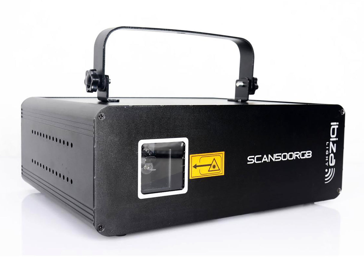 Ibiza Laservalo DMX:llä (RGB, 500MW)