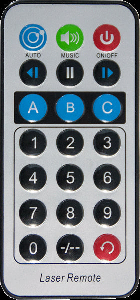 Ibiza LZR 430 RGB-laservalo