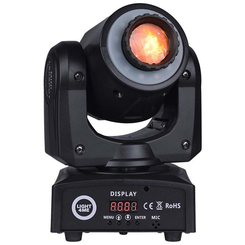 LIGHT4ME 30 SPOT RING kannettava pieni moving head LED
