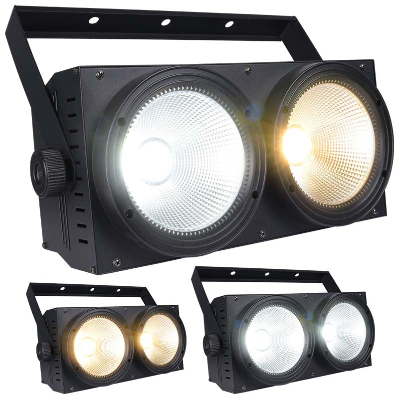 LIGHT4ME BLINDER LED 2x100W scenebelysningseffektlys strobe