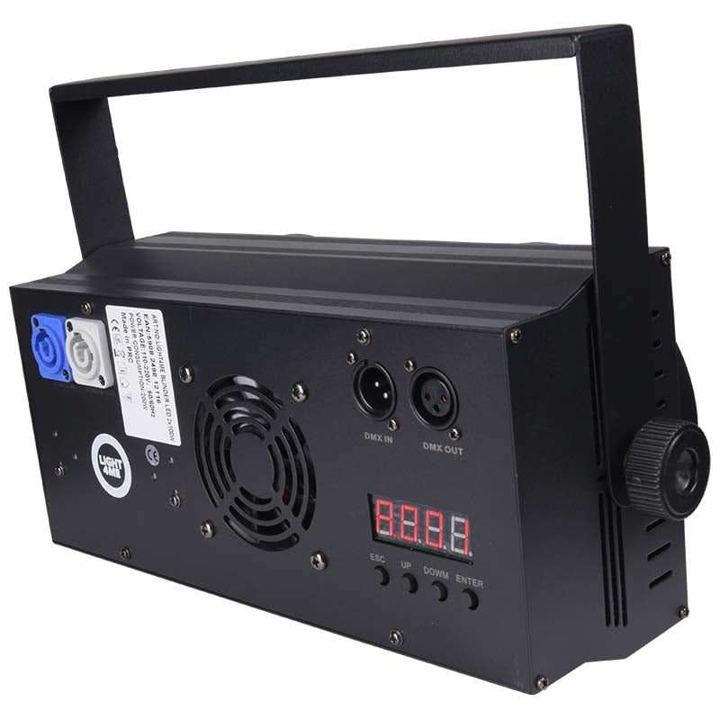 LIGHT4ME BLINDER LED 2x100W scenebelysningseffektlys strobe