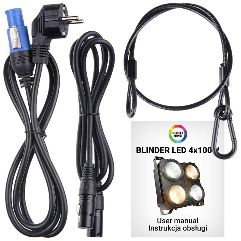 Light4Me LED Blinder 4x100W (WW/CW)