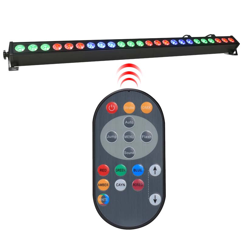 LIGHT4ME DECO BAR 24 RGB IR LED-bar + kaukosäädin
