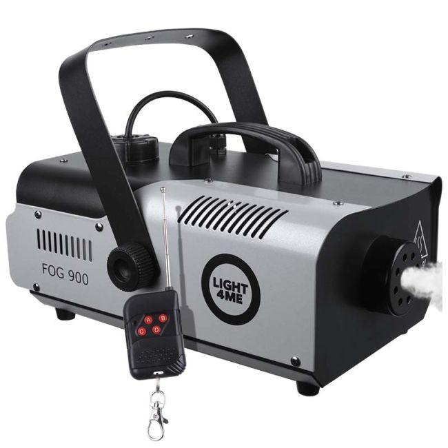Light4Me Fog 900 Fog Machine 900W med Trådløs Fjernbetjening