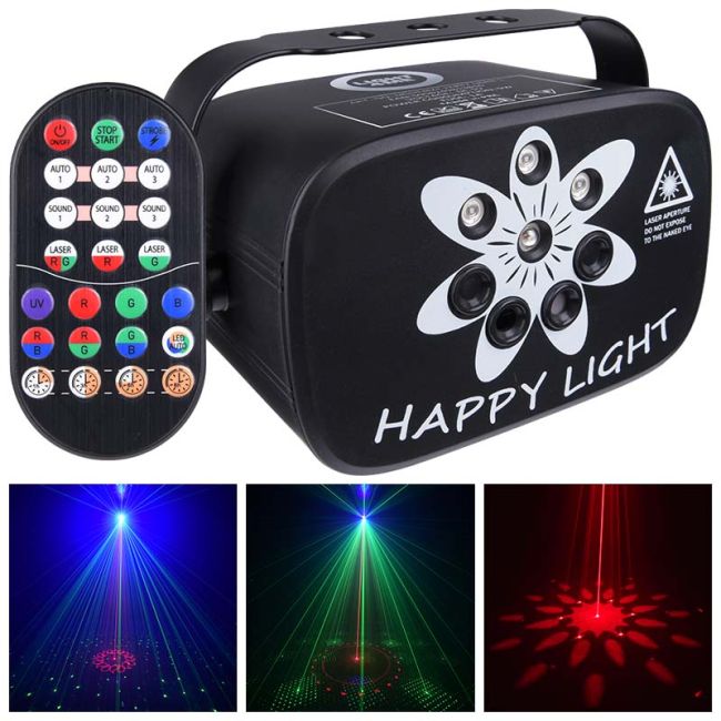 LIGHT4ME PARTY LIGHT 1 LED-Effect discobelysning