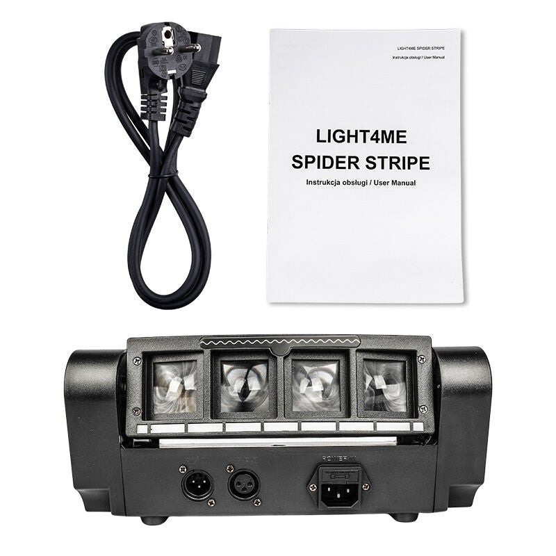 LIGHT4ME SPIDER STRIPE Effect LED disco stroboskop
