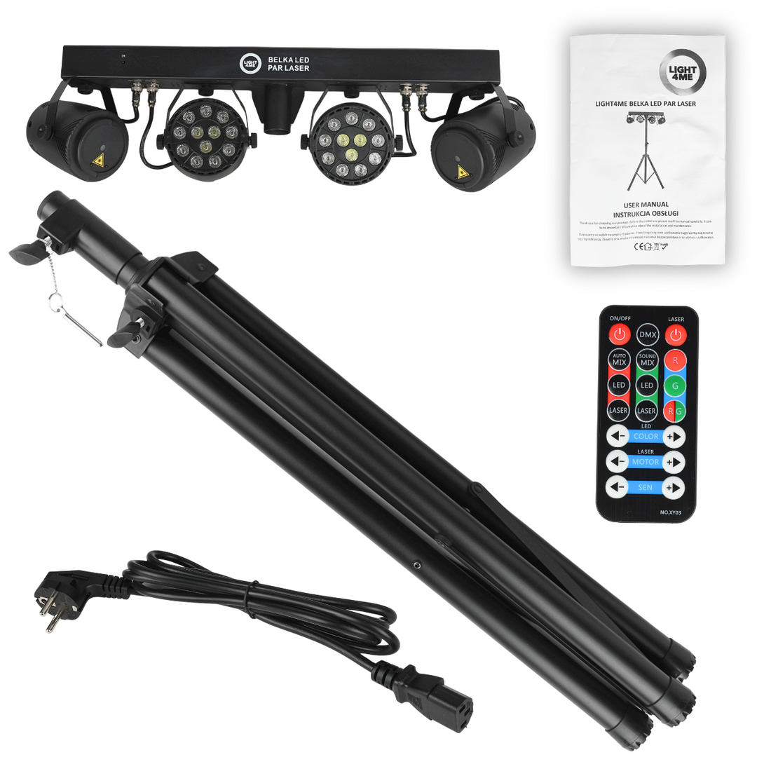 Light4Me T-BAR LED -laser PAR-järjestelmä