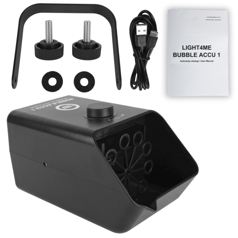 Light4Me ACCU 1 Batteridrevet Sæbebobbelmaskine
