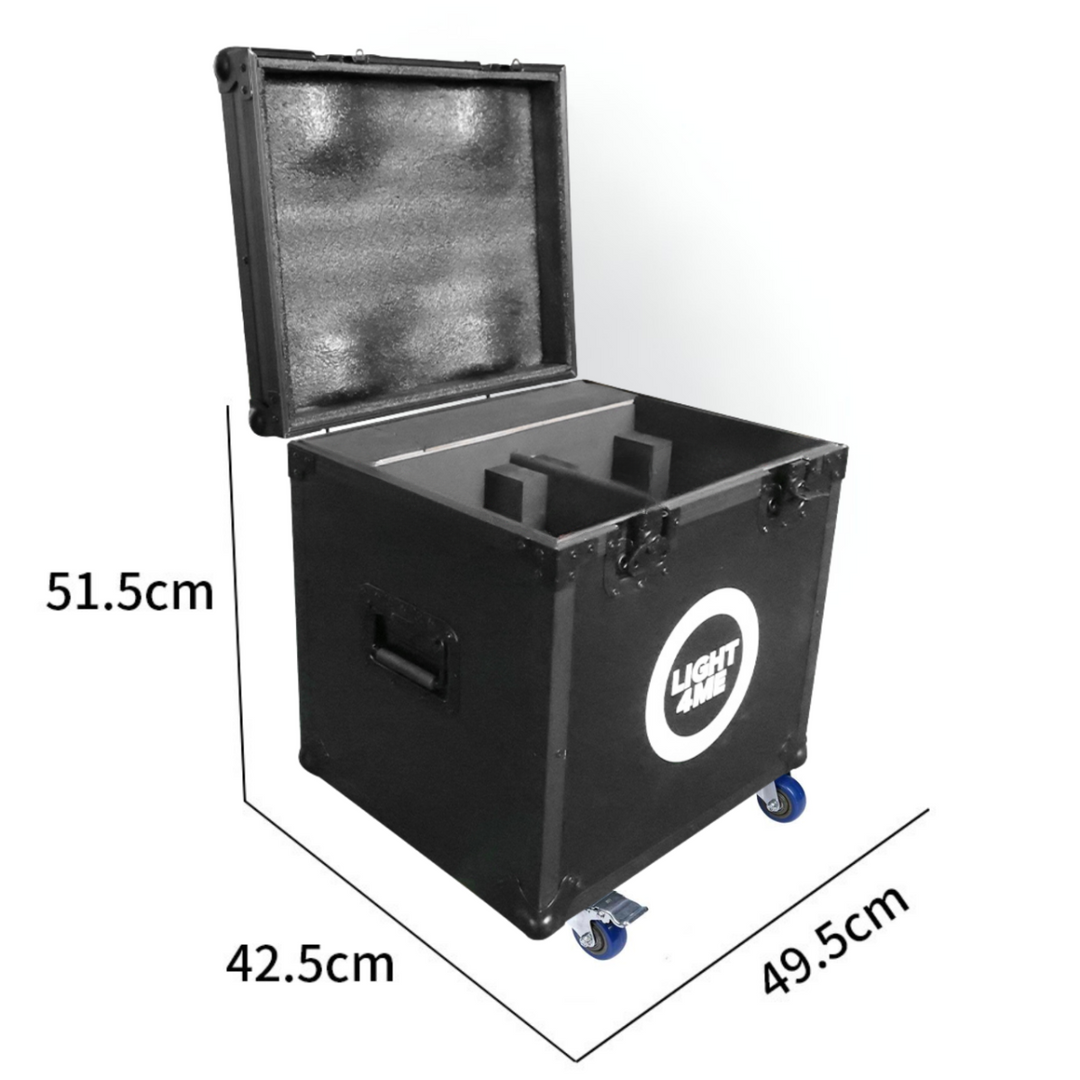 Light4Me flightcase 2 kpl. Focus 200W Beamille