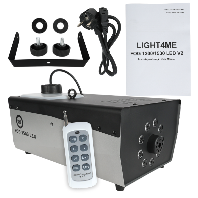 Light4Me FOG 1500 LED Fog Machine med DMX