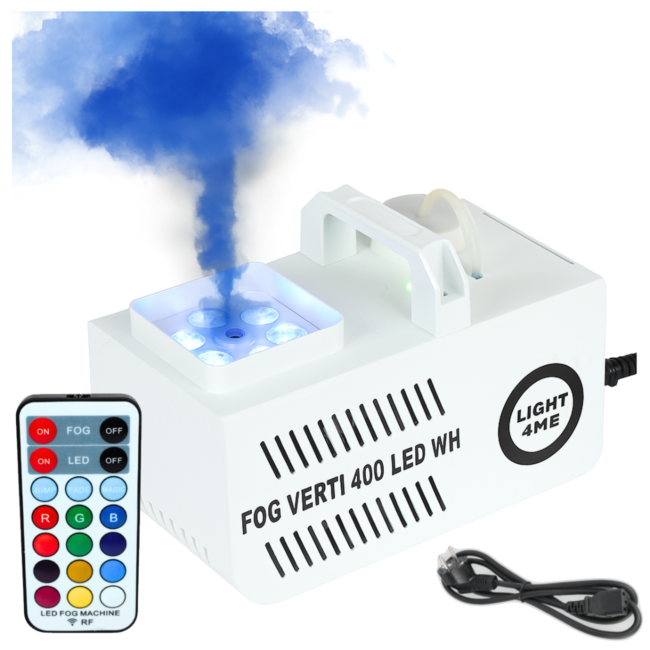 Light4Me VERTI 400 Fog Machine Hvid