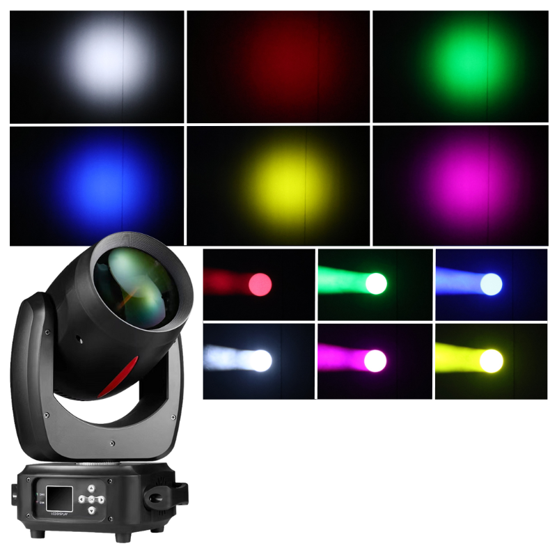 LIGHT4ME RED LINE BEAM 120W LED moving head -akseli