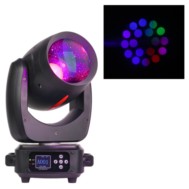 LIGHT4ME RED LINE BEAM 120W LED moving head -akseli