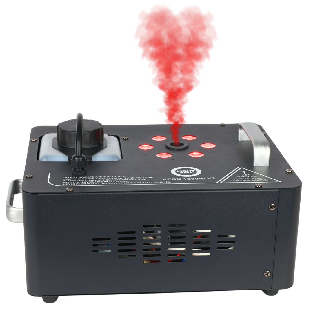 Light4Me VESU 1200W V2 Vertikaalinen Fog Machine med RGB LED