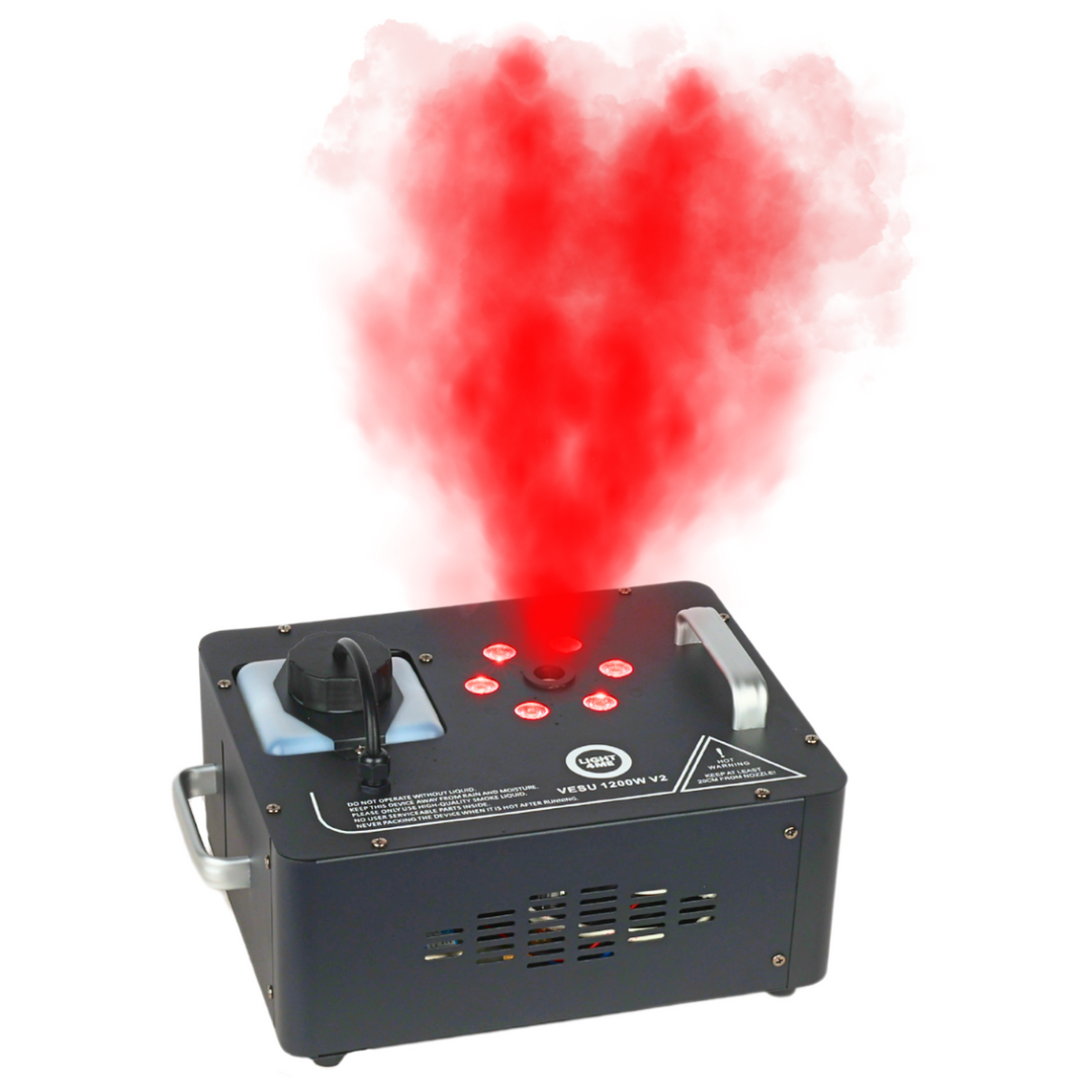 Light4Me VESU 1200W V2 Vertikaalinen Fog Machine med RGB LED